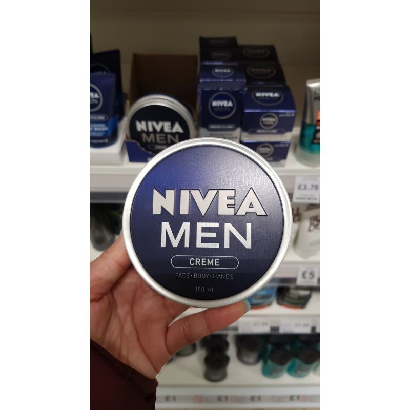 Kem dưỡng da Nivea Men Face Body Hands 150ml / hàng UK