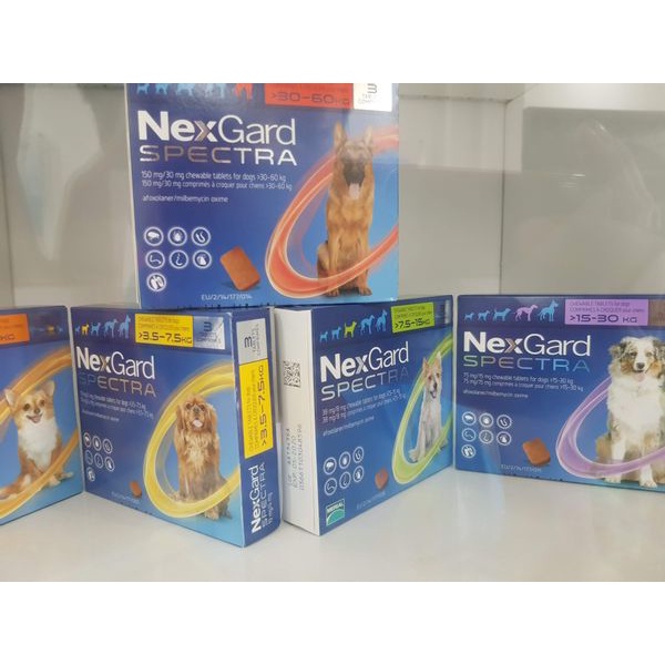 1 Viên Nexgard hoặc Nexgard spectra dành cho cún
