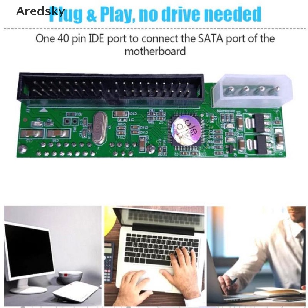 Adapter Chuyển Đổi Sata Sang Pata IDE Play 7 + 15 Pin 3.5 / 2.5 Sata HDD Chuyên Dụng