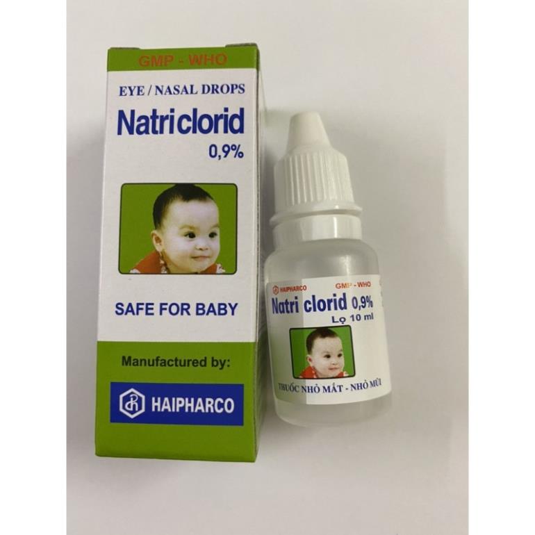 Combo 10 lọ Nước Muối nhỏ mắt Natriclorid 0.9% . HP