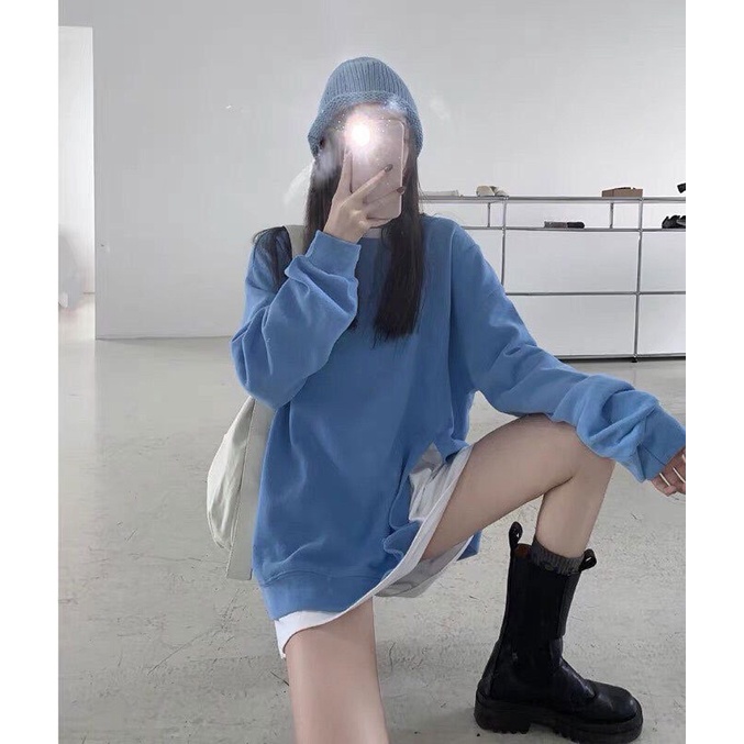 Áo Nỉ Xẻ Tà Full 5 Màu Siêu Xinh Chất Nỉ Mềm Đẹp Hàng Bao Shop Loại 1