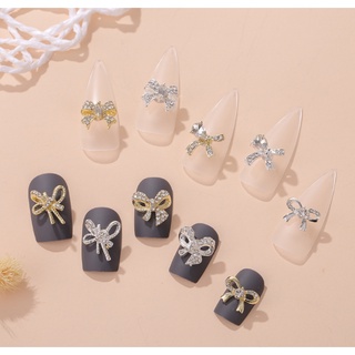 Charm nơ mã mới trang trí nail mã mới