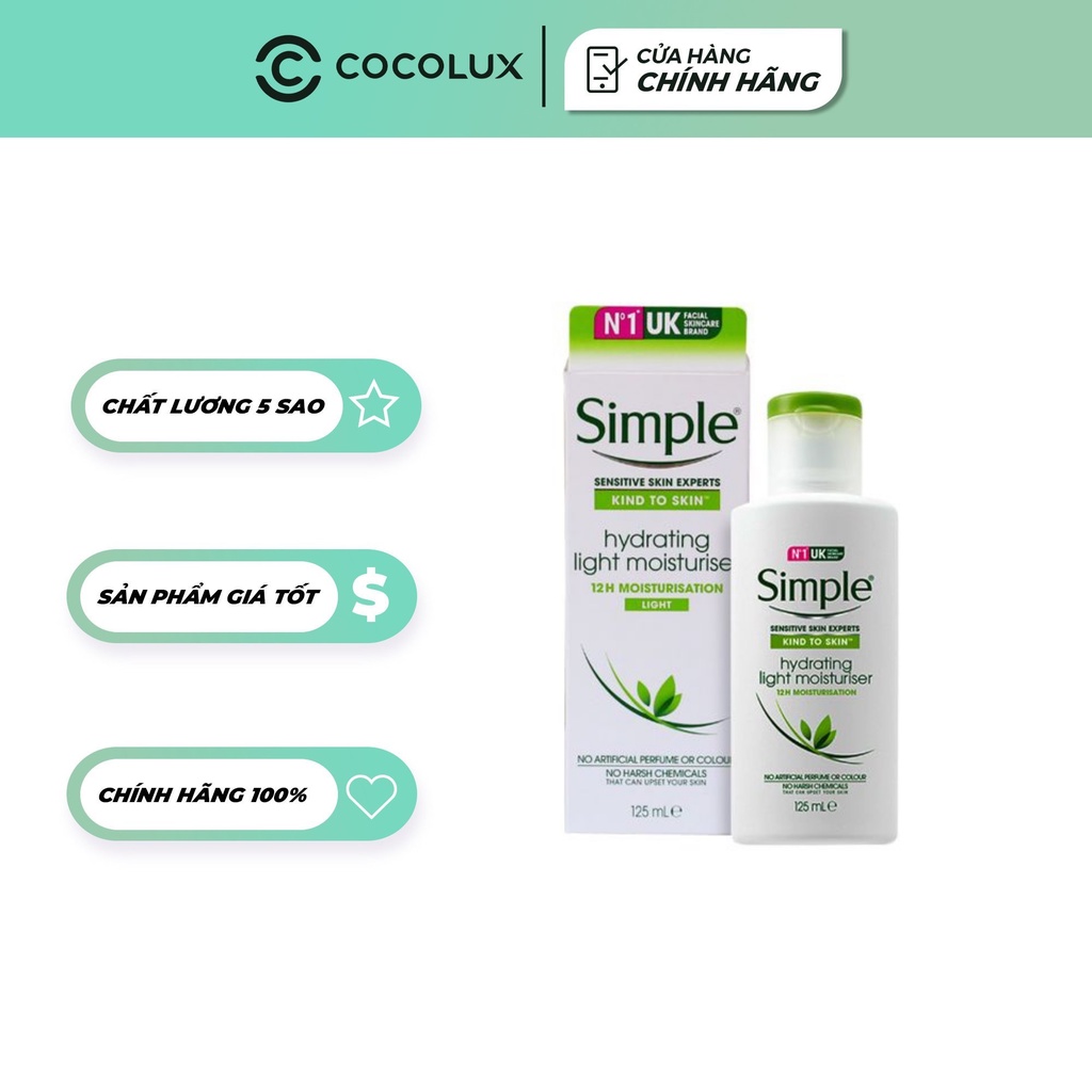 Kem dưỡng da Simple Sensitive Skin Experts Kind To Skin