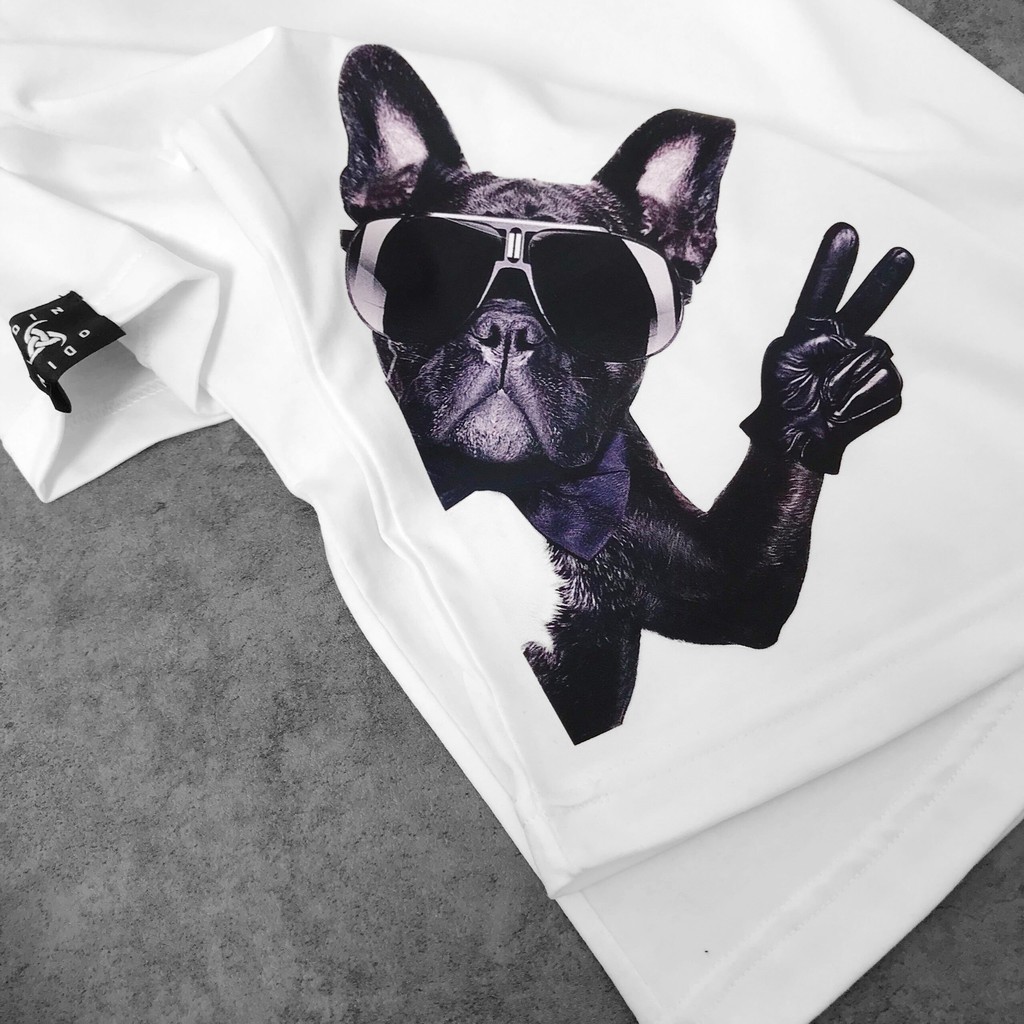 Áo thun oversize in hình chú cho The Bull đeo kính, áo phông nam nữ unisex, Odin clothing | BigBuy360 - bigbuy360.vn