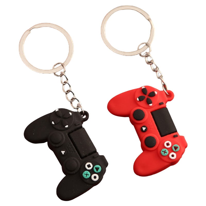 Móc Khóa Đính Phụ Kiện Hình Máy Chơi Game Cầm Tay Ps4 Độc Đáo