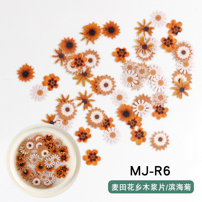 Charm hoa giấy phụ kiện trang trí nail  móng