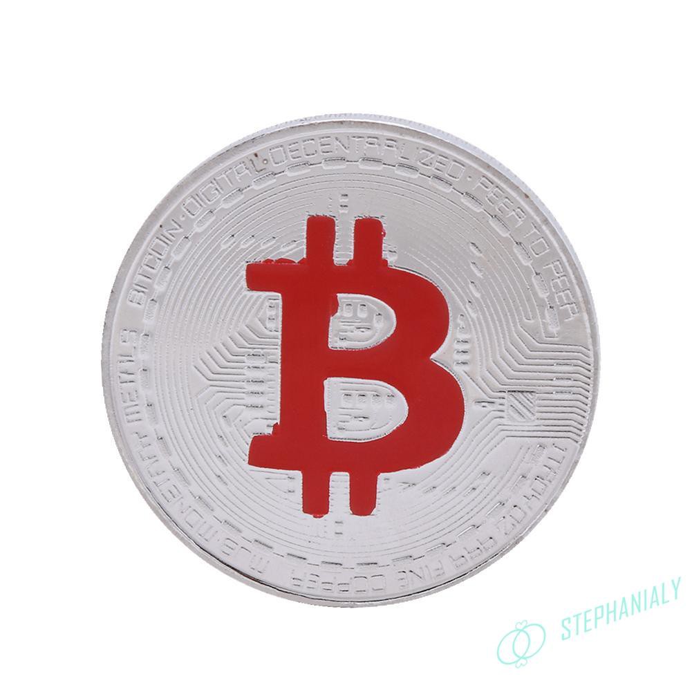 Đồng Xu Mạ Bạc Bitcoin