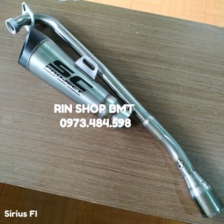 Pô độ SC Sirius FI kèm cổ pô inox
