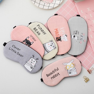  BỊT MẮT NGỦ HOẠT HÌNH - CÓ TÚI NƯỚC