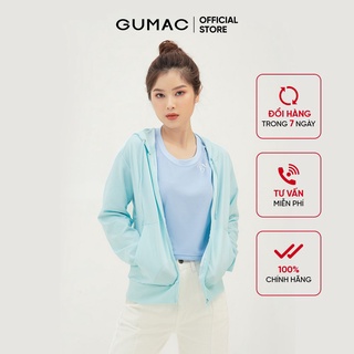 Áo khoác nữ chống nắng thiết kế basic rã vai GUMAC đủ màu, đủ size AB362