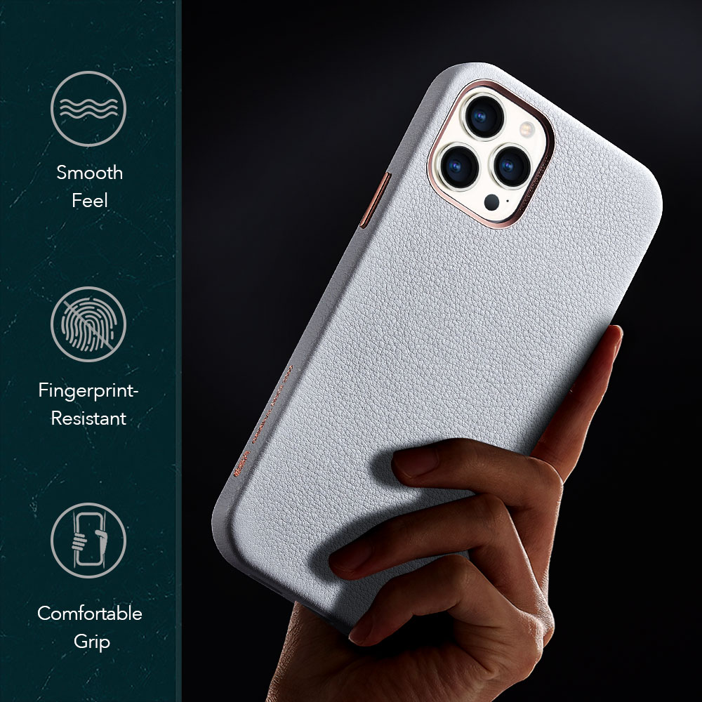 Ốp điện thoại ESR bề mặt da sần sang trọng cho iPhone 12 Mini 12 Pro Max