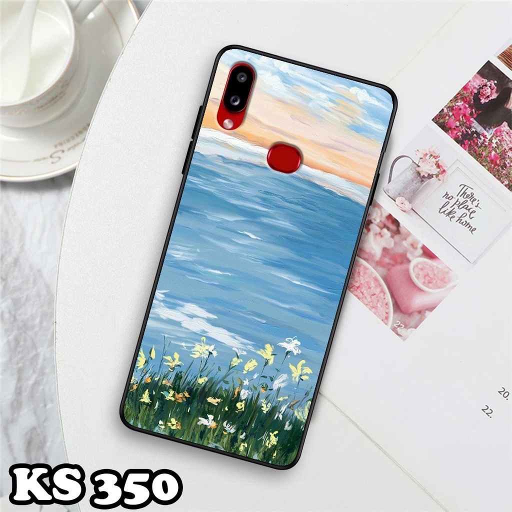 Ốp lưng Samsung A10 - Samsung A10s - Ốp in hình Cánh đồng hoa - Chất liệu TPU siêu bền