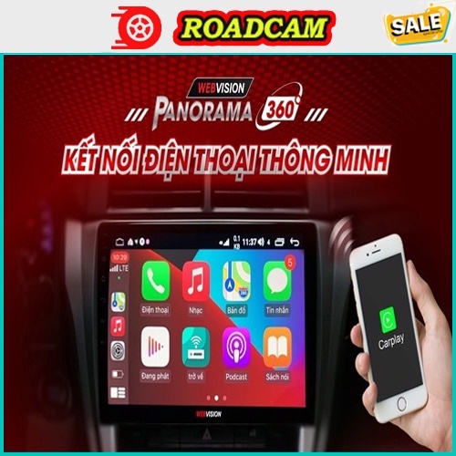 Màn hình Webvision Panorama P22, màn hình DVD Android liền camera 360 độ thumbnail