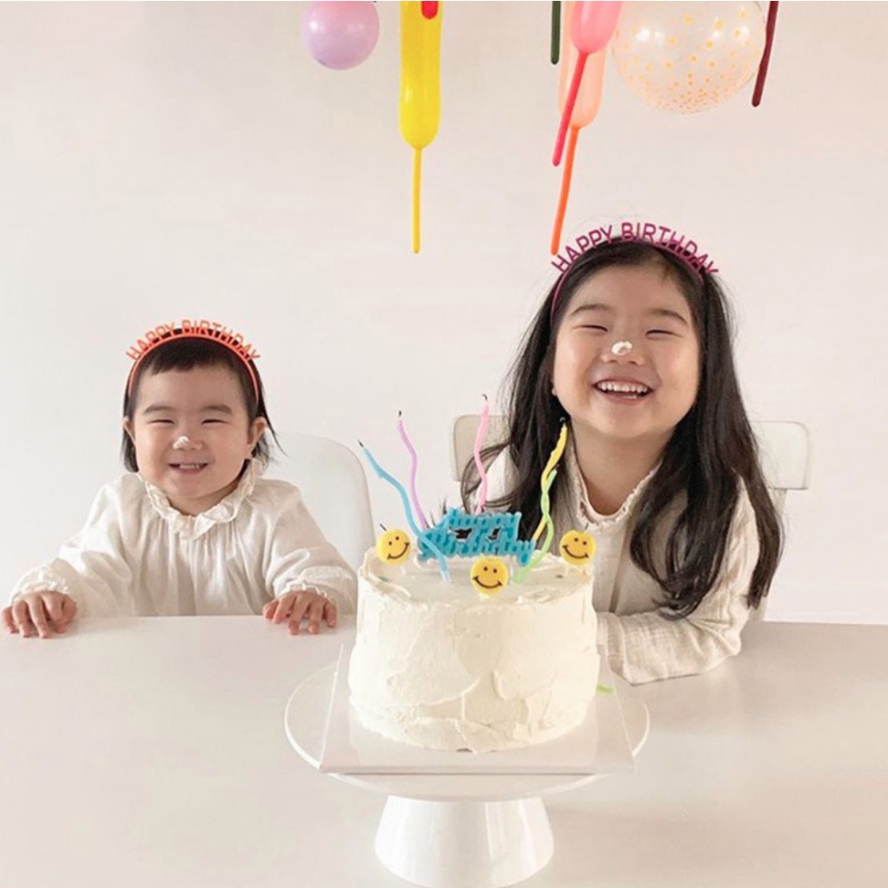 Cài tóc Happy Birthday phong cách kẹo ngọt Mua Tất (muatatshop)