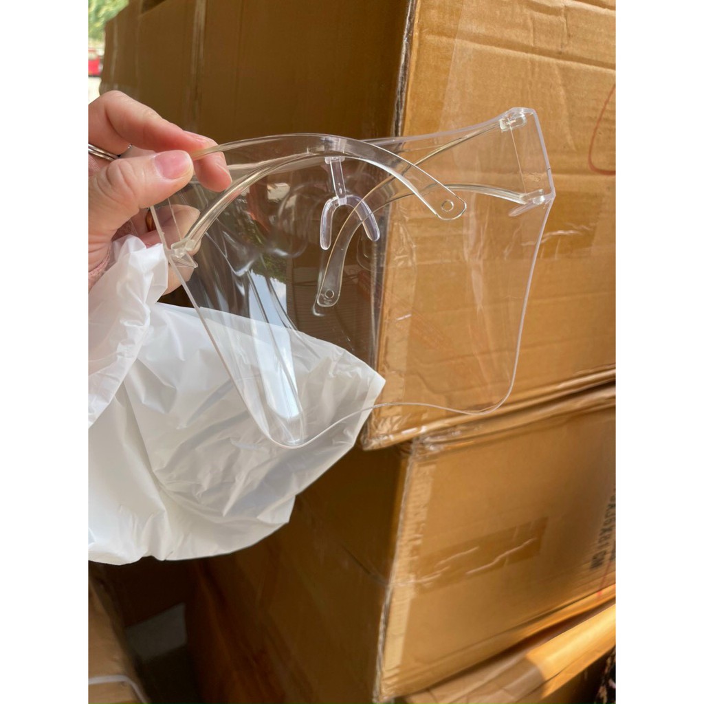 Kính Bảo Hộ Chống Giọt Bắn Phòng Dịch FACE SHIELD- Kính Đi Đường Chống Bụi Trong Suốt | BigBuy360 - bigbuy360.vn