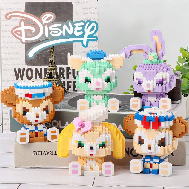 1-MINNIE Đồ Chơi Lắp Ráp Mô Hình Nhân Vật Hoạt Hình Đáng Yêu