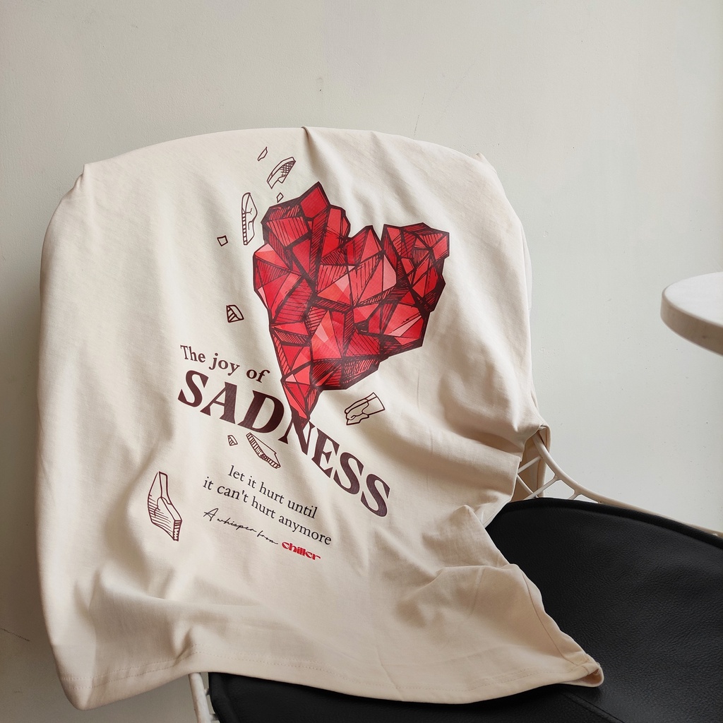 Áo thun Chiller / SADNESS / Oversized / Form rộng / Unisex.