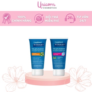 Sữa rửa mặt compliment no problem ngừa mụn , kiềm dầu 200ml hàng nga Unicornshop