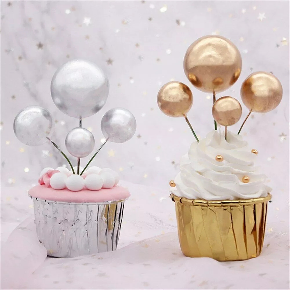Set 5 que cắm trang trí bánh sinh nhật