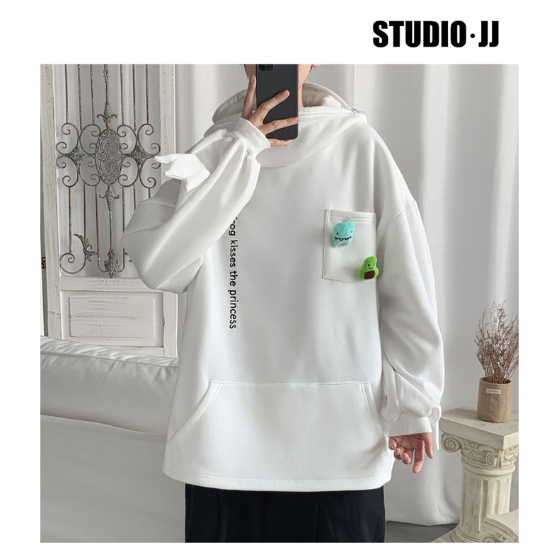 ÁO HOODIE ẾCH KHOÁ MIỆNG SIÊU CUTE 😂😂 | BigBuy360 - bigbuy360.vn