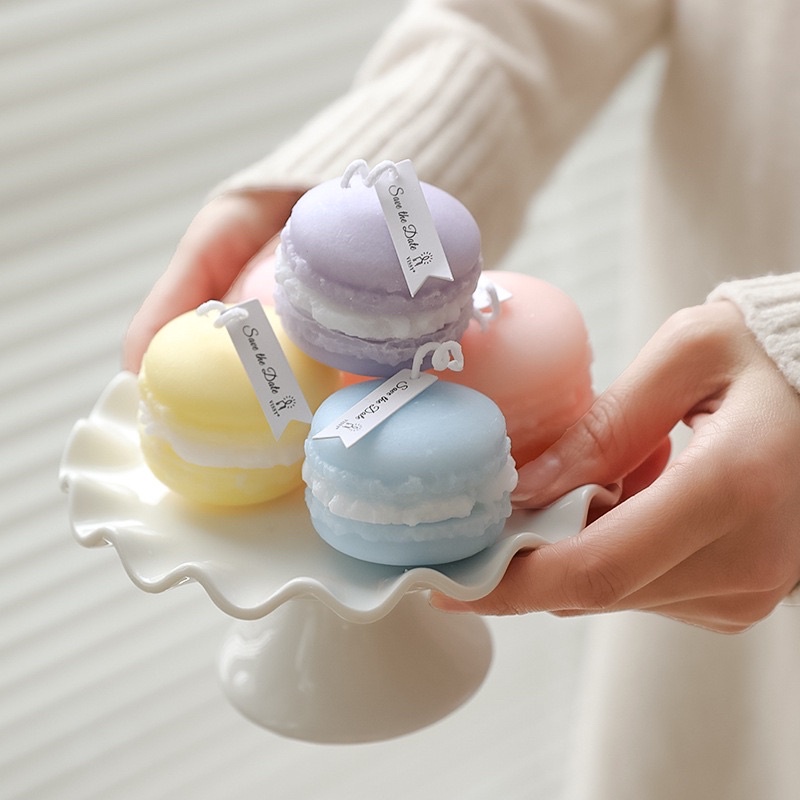 Nến Thơm Hình Bánh Macaron