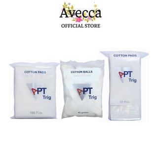 Bông Viên Tròn, Bông Tẩy Trang APT-Trig Cotton Thái Lan 100 Miếng-50 Miếng-40Gam