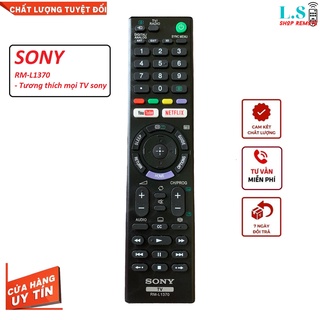 Điều khiển tivi sony bravia, smart led/lcd rm-l1370 hàng sịn, phím êm, nhạy ,dùng cho mọi tivi sony internet, rmote tivi
