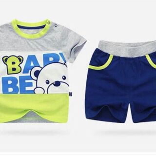 Bộ bé trai LyDo BB in hoạt hình cao cấp