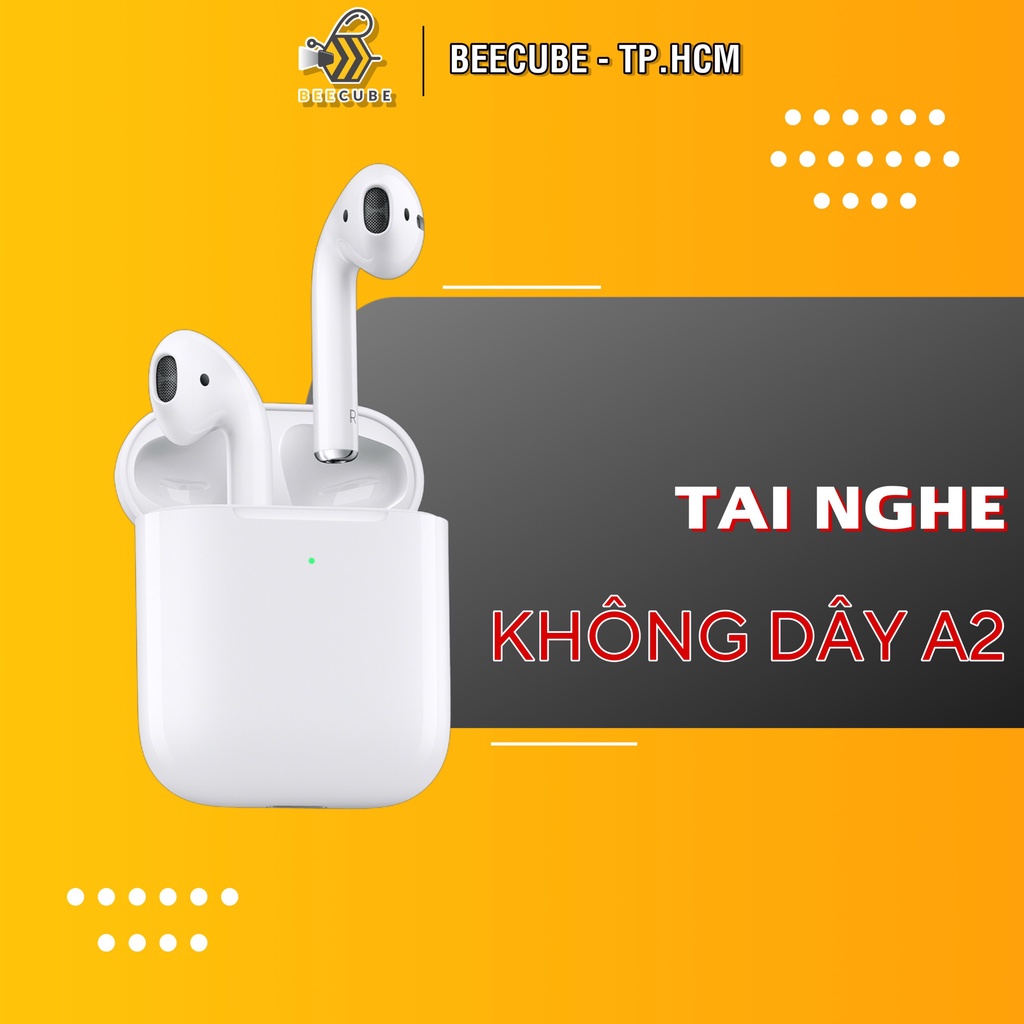 Tai Nghe Bluetooth Ap 2 Hổ Vằn 1562m Cao Cấp Nhất - Dùng Cho Các Dòng Máy - Đổi Tên - Định Vị - Chạm Cảm Biến
