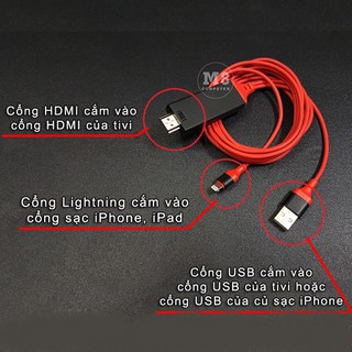 CÁP KẾT NỐI HDMI ĐẦU LIGHTING ( DÀNH CHO ĐT IPHONE)