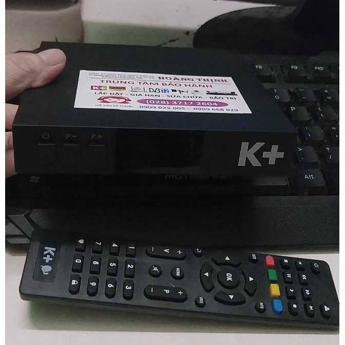Điều khiển K+ HD - Remote K+ HD dùng cho đầu thu K+ HD chảo vệ tinh