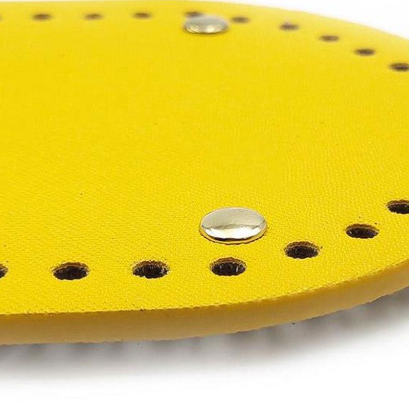 Đế Đáy Da Có Lỗ Trước Để Đan Túi Xách DIY Tiện Dụng