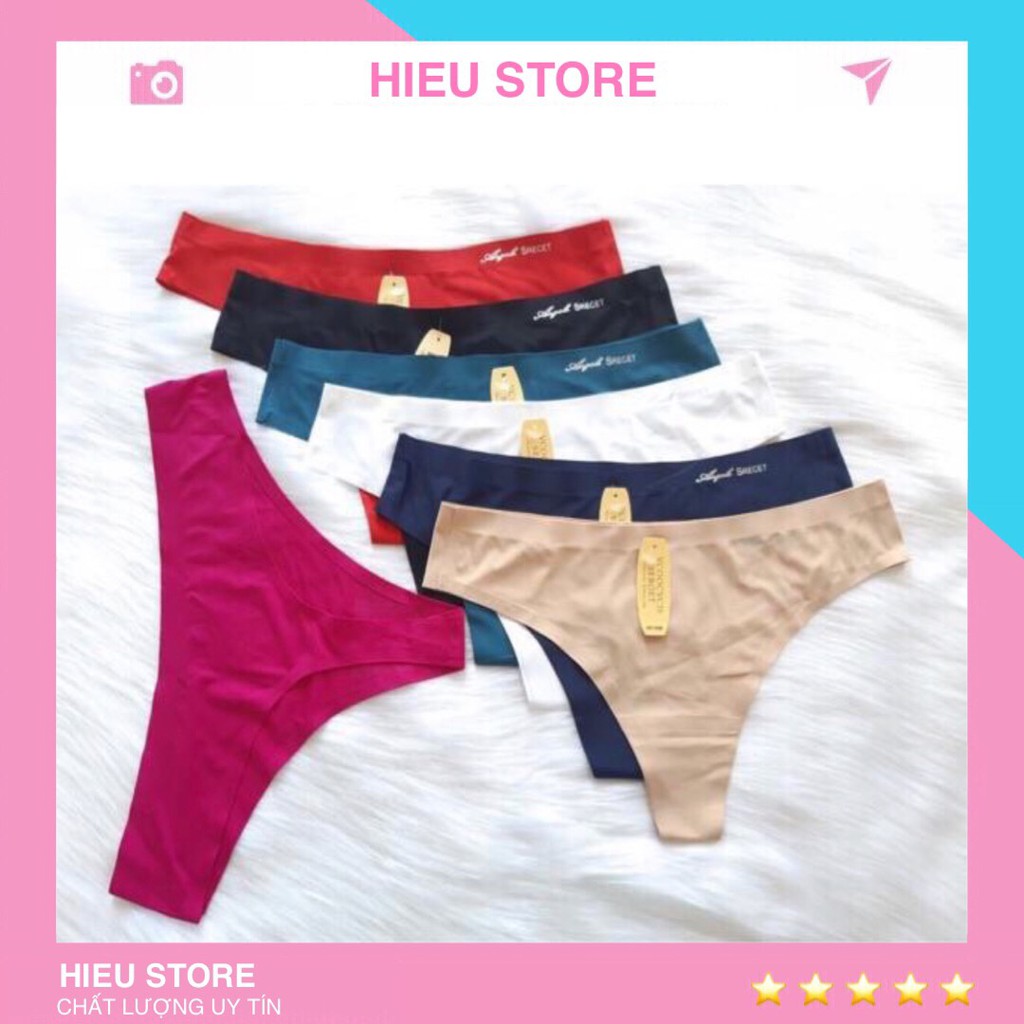 Quần Lót Nữ Su Không Viền Lọt Khe Mát Lạnh, Quần Chíp Su ANGELA SECRET Hieu Store24h - 009