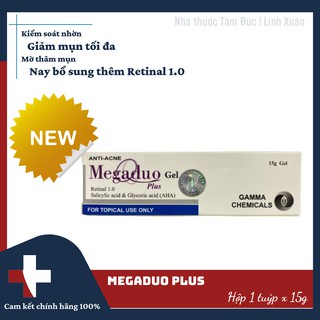 MEGADUO PLUS GEL TUÝP 15G - NGỪA MỤN, GIẢM THÂM, MỜ SẸO [Retinal, megadou]