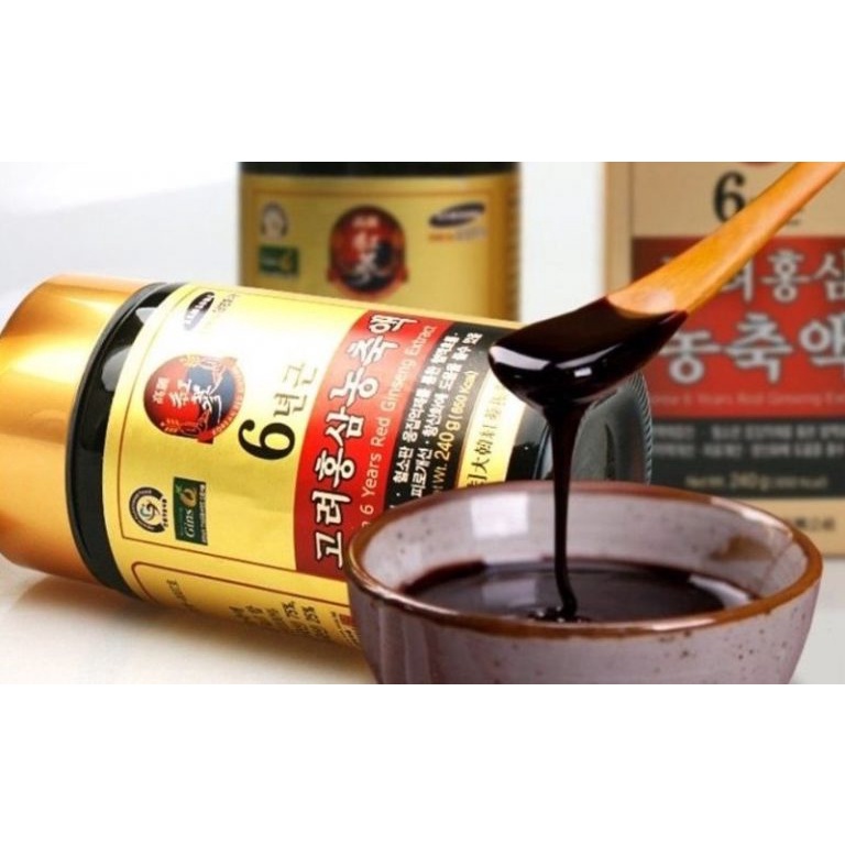 Cao hồng sâm Hàn Quốc 6 năm tuổi ( hộp 4 lọ x 250gr)