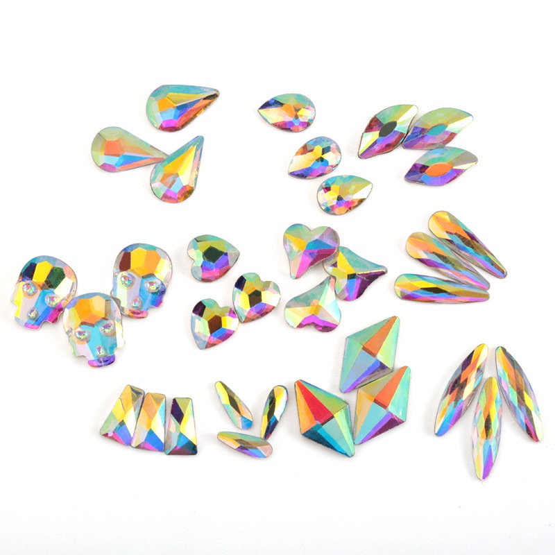 Set 50/100 Hạt Pha Lê Trang Trí Móng Tay Nghệ Thuật