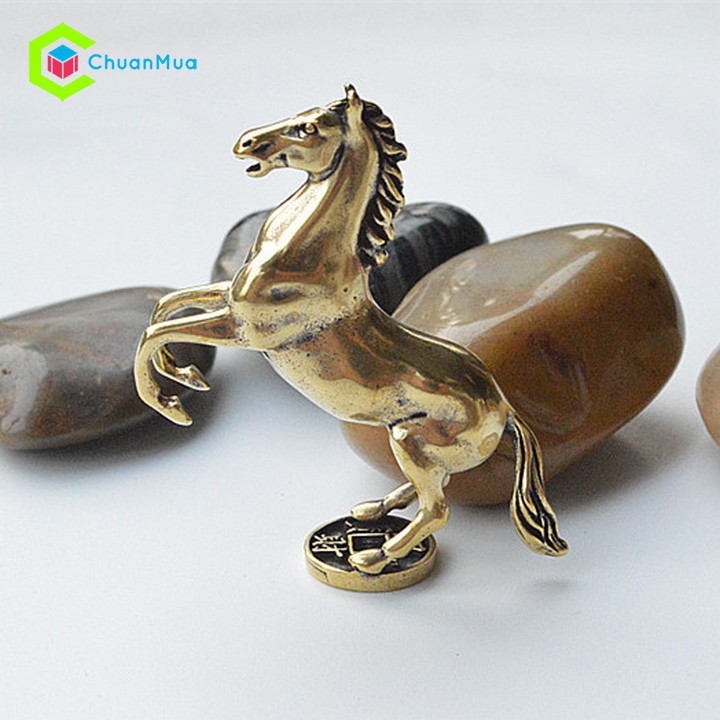 Móc Khóa Đồng Mã Kim Tiền ( Phong Thủy tuổi Ngựa, Mã đáo thành công)