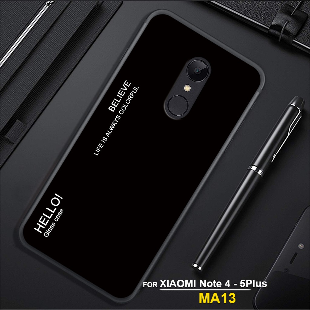 Ốp kính cường lực Gadient cho dòng máy Xiaomi Note 4 - Note 4X - Redmi 5 Plus