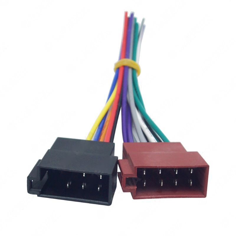 Bộ 2 Dây Cáp ISO Kết Nối Thông Dụng Dễ Lắp Đặt Cho Xe Hơi