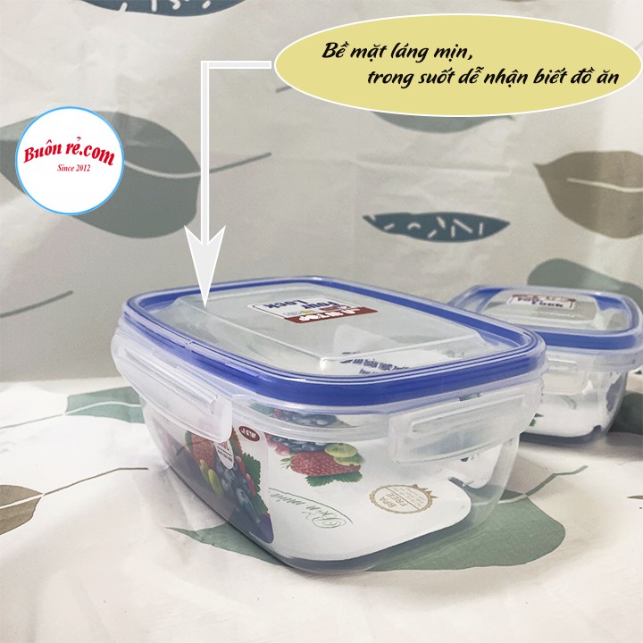 Set 3 hộp trữ đồ đông - hộp nhựa Song Long bảo quản thực phẩm luôn tươi ngon  - br00315