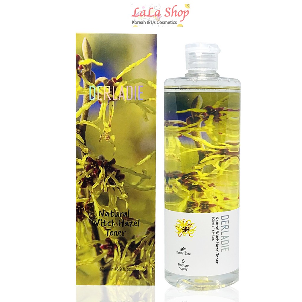 Nước Hoa Hồng Derladie Natural Witch Hazel Toner