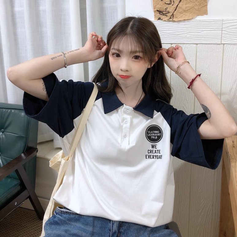 Áo Thun Unisex, Áo Polo Nam Nữ Freesize Dưới 55kg | BigBuy360 - bigbuy360.vn