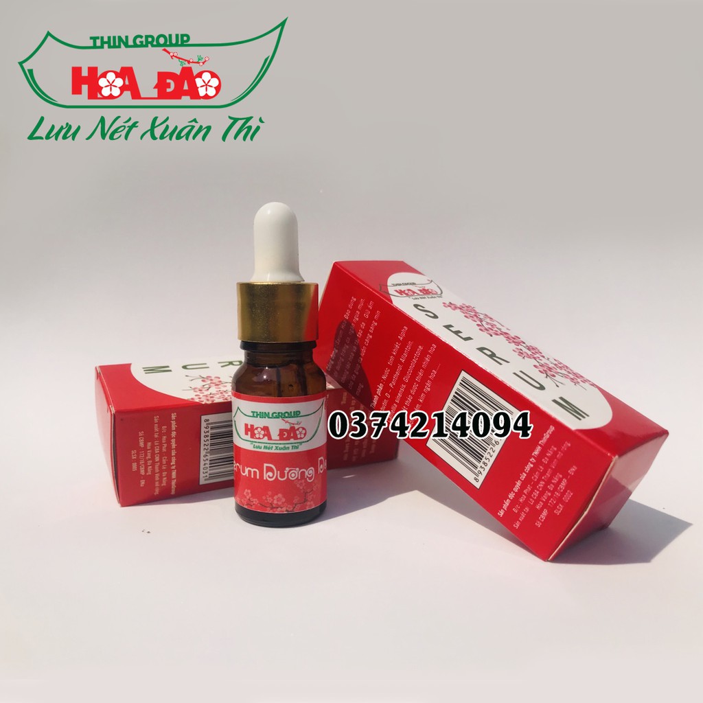 (Combo 2 chai) Serum Dưỡng Da Hoa Đào phục hồi da, dưỡng trắng da Kim Thoa Store