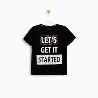 Áo thun M.D.K Bé Trai - Let Get It Started T-shirt - Black M.D.K - cá tính, dễ thương