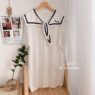 váy thun cổ thuỷ thủ