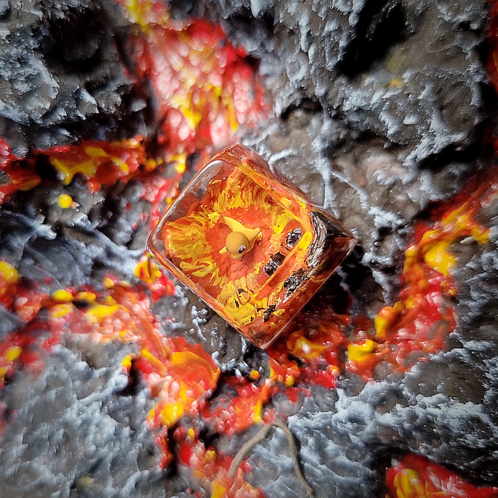Keycap Charmander - Keycap Pokemon - keycap anime