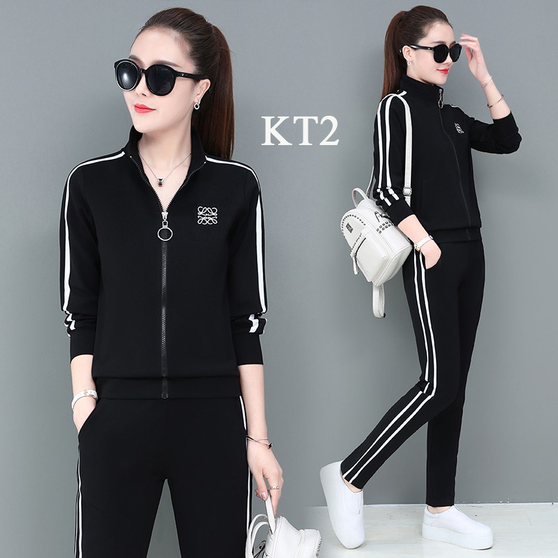 [Giảm 45%] Set bộ đồ quần áo thun nữ thu đông dài tay thời trang KT-Laura Fashion-3 size từ 43-70Kg tùy chiều cao