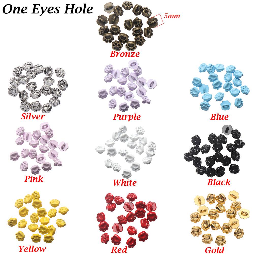 Set 20 Nút Áo 1/2 Lỗ Mini Nhiều Màu Cho Búp Bê