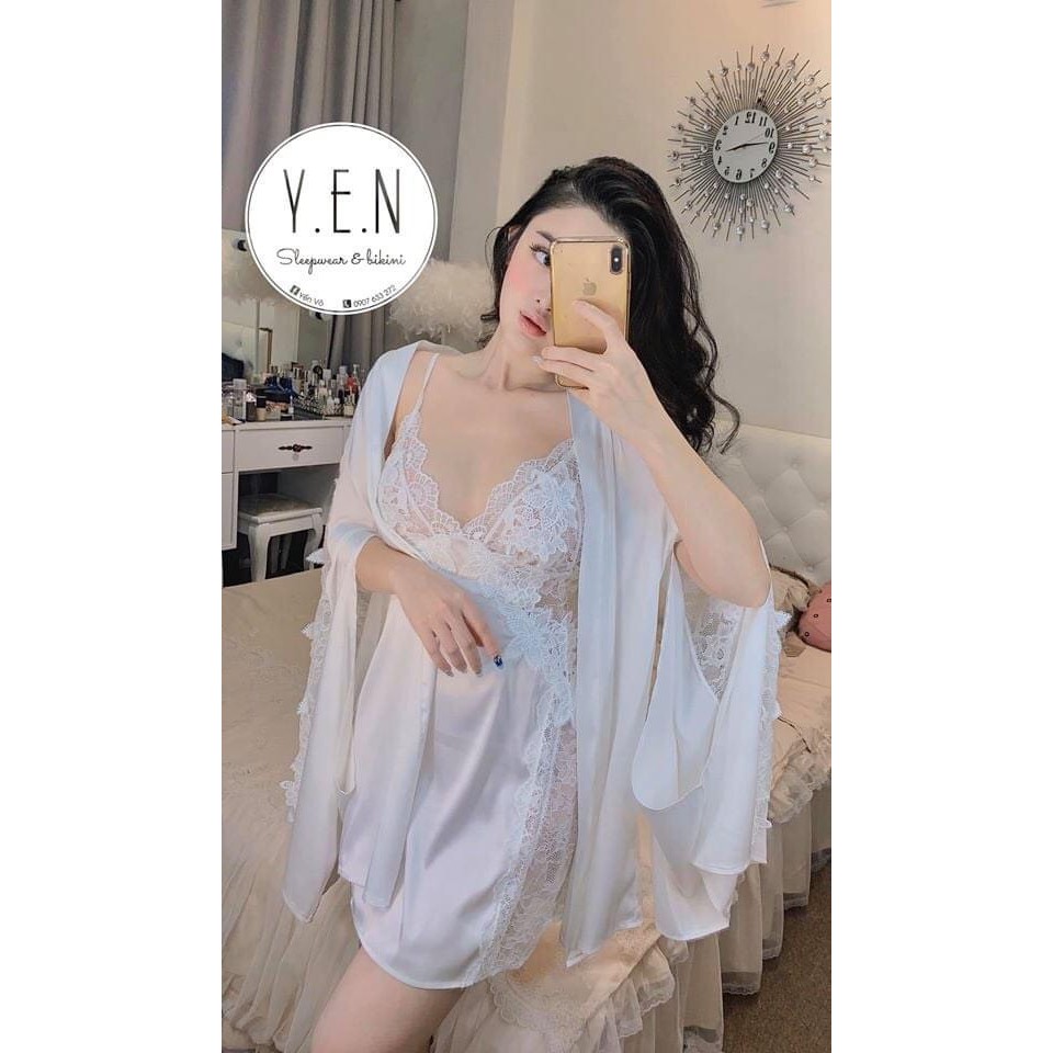 Váy ngủ sexy kèm choàng QUẢNG CHÂU cao cấp SX 41 - Hàng có sẵn kèm video | BigBuy360 - bigbuy360.vn