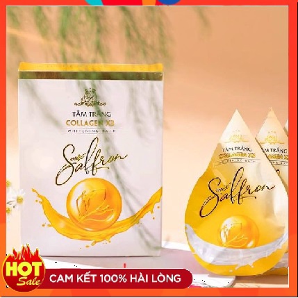 Tắm Mix Saffron Collagen X3 Luxury - Tắm Colagen X3 - Mỹ Phẩm Đông Anh